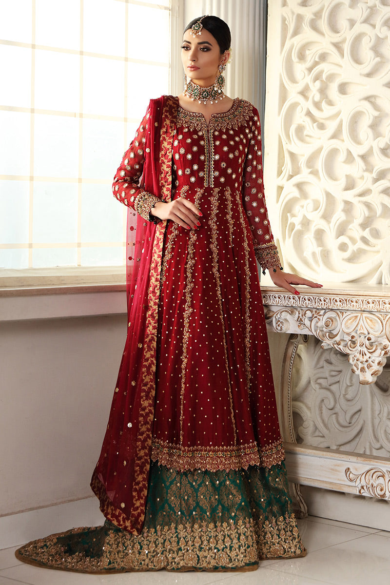 3 Piece - Embellished Cotton Net IZ-68 | Aisha Imran (Stitched)