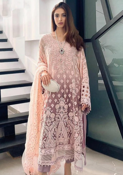 3 Piece - Embroidered Lawn IZ-23 | Maria.B (Stitched)