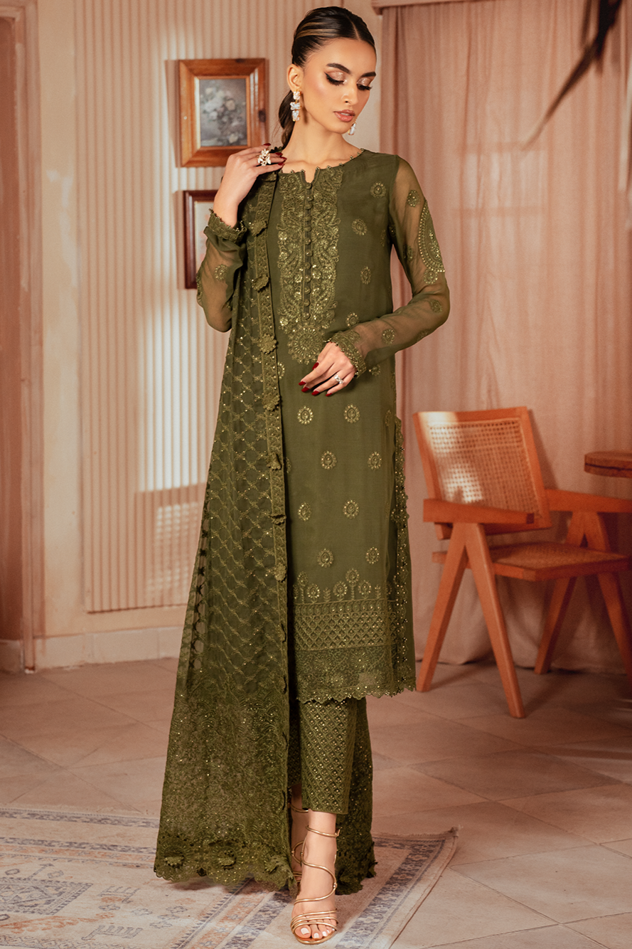 Embroidered Chiffon IZ-105 | Iznik (Stitched)